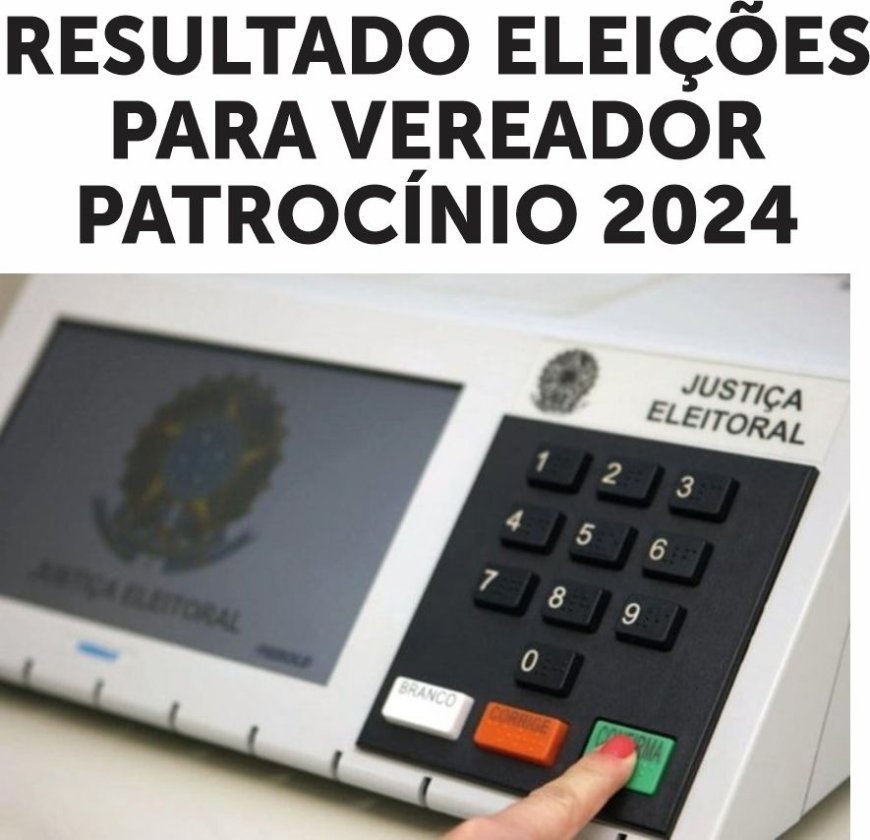 RESULTADO DAS ELEIÇÕES PARA VEREADOR
