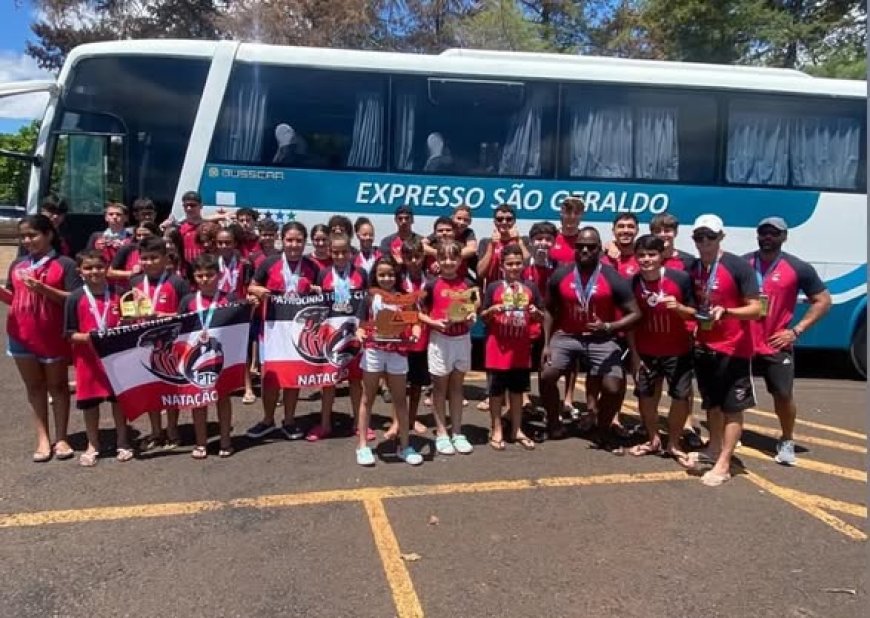 PTC Patrocínio Tênis Clube é Campeão da Regional Triângulo 2024 e Conquista o 3º Lugar Geral no Estado de MG na XV Copa Minas Gerais de Natação!