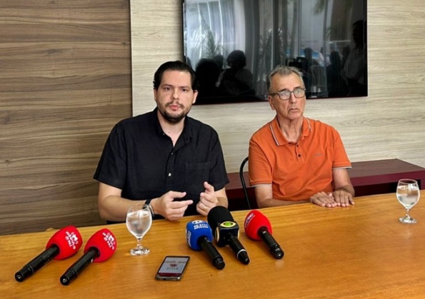 PREFEITO ELEITO GUSTAVO BRASILEIRO E VICE MAURÍCIO CUNHA SE REÚNEM COM IMPRENSA E FALA DO PROCESSO SELETIVO PARA ALGUMAS SECRETARIAS MUNICIPAIS