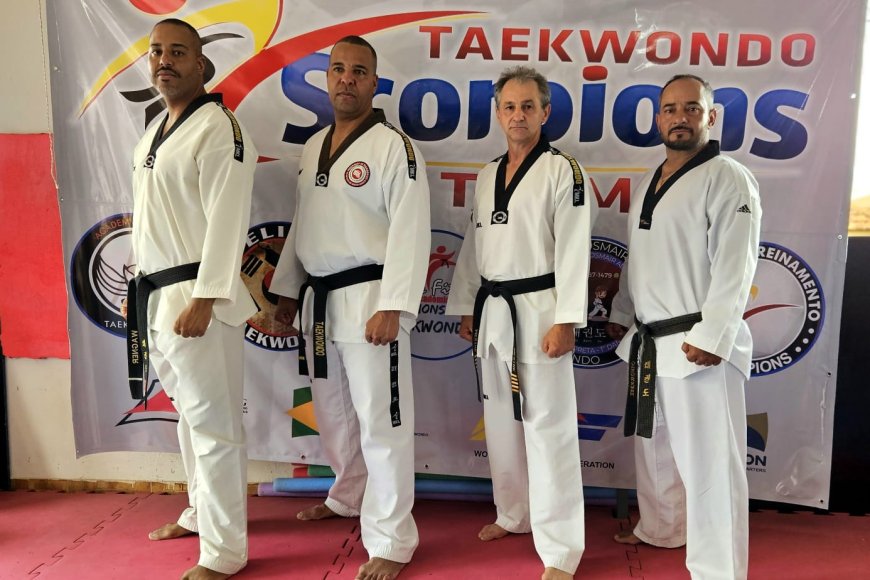 PROFESSORES E ALUNOS DE TAEKWONDO DE PATROCÍNIO SÃO HOMENAGEADOS EM SÃO GOTARDO