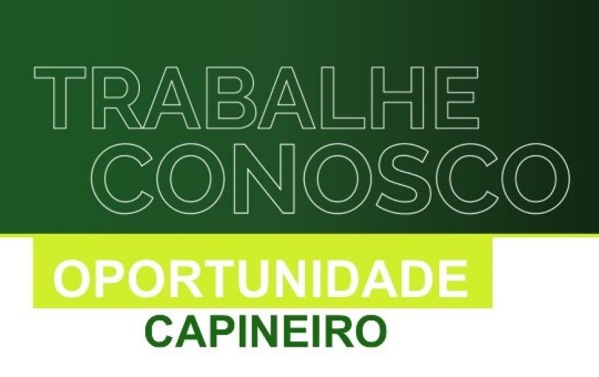 OPORTUNIDADE TRABALHO
