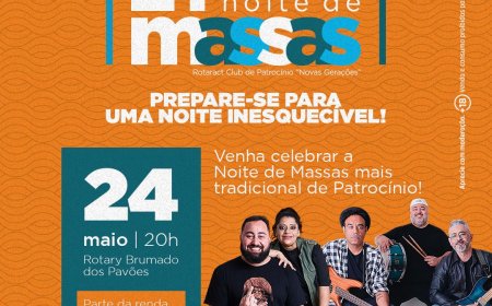 TRADICIONAL NOITE DE MASSAS DO ROTARACT NOVAS GERAÇÕES VEM AÍ 