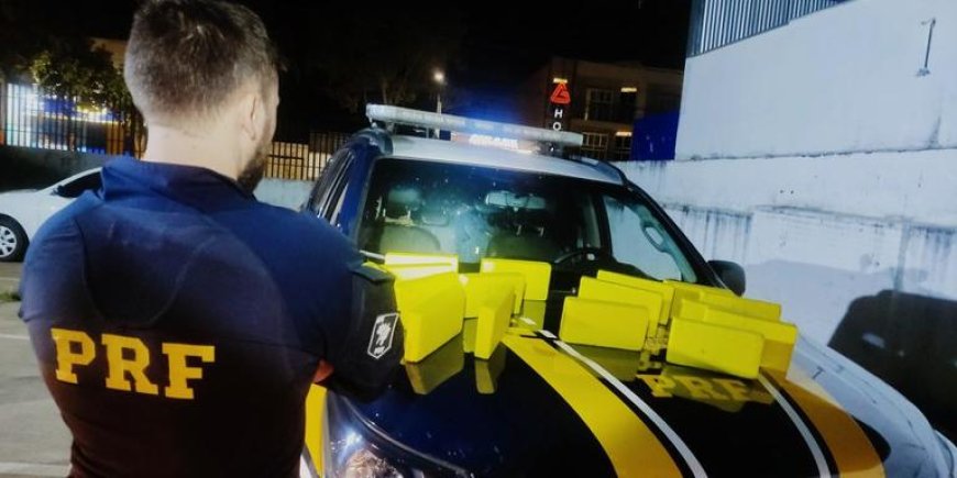 HOMEM É PRESO EM PATROCÍNIO COM COCAÍNA AVALIADA EM R$ 2 MILHÕES NA BR 365