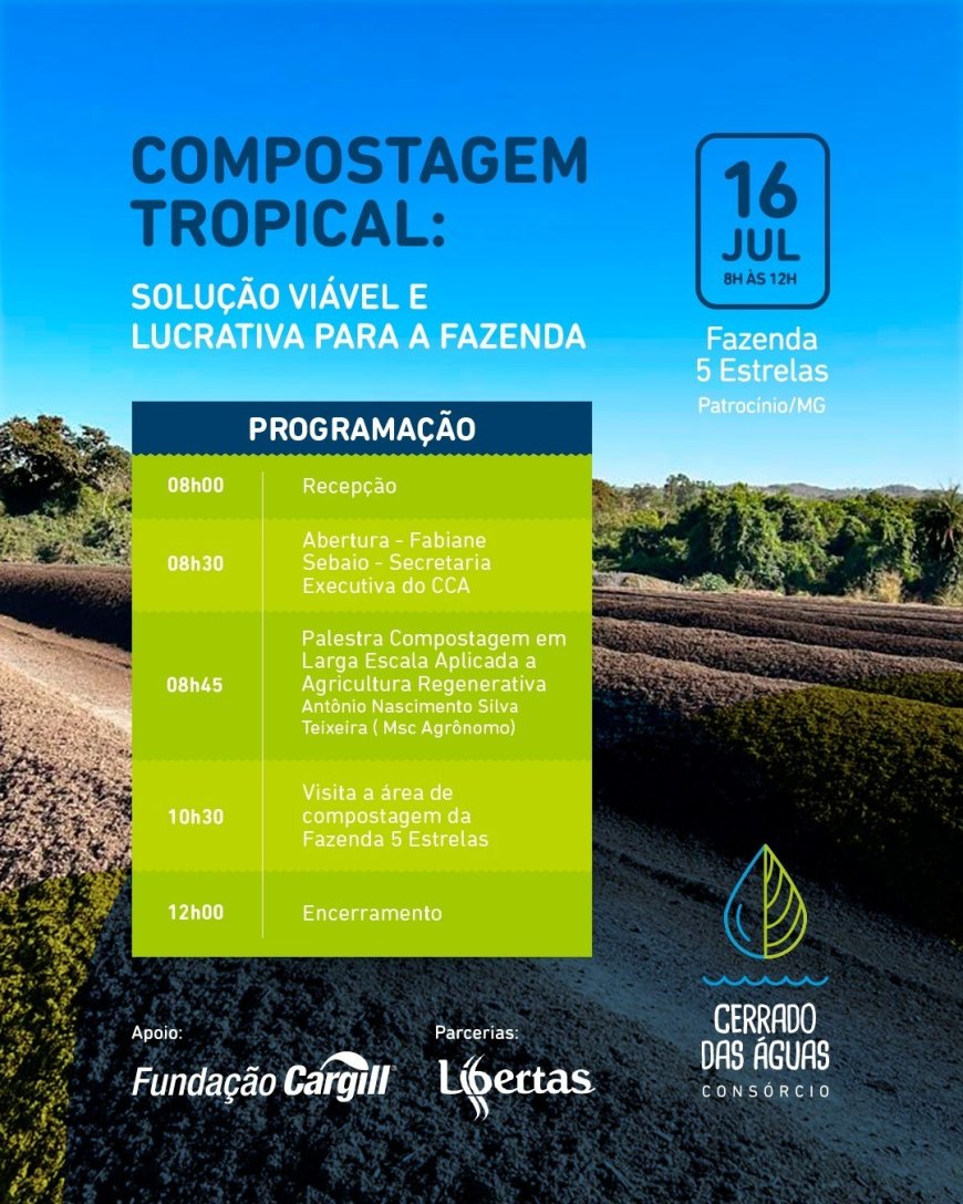 CURSO DE COMPOSTAGEM ORGÂNICA COMO ESTRATÉGIA DE AGRICULTURA REGENERATIVA