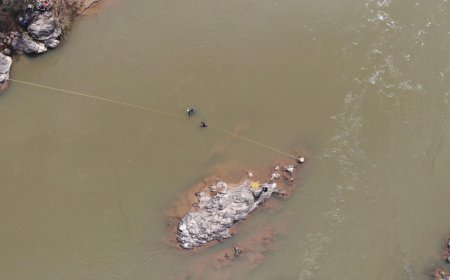 BOMBEIROS RESGATAM CORPO DE PESCADOR QUE SE AFOGOU NAS ÁGUAS DO RIO QUEBRA ANZOL