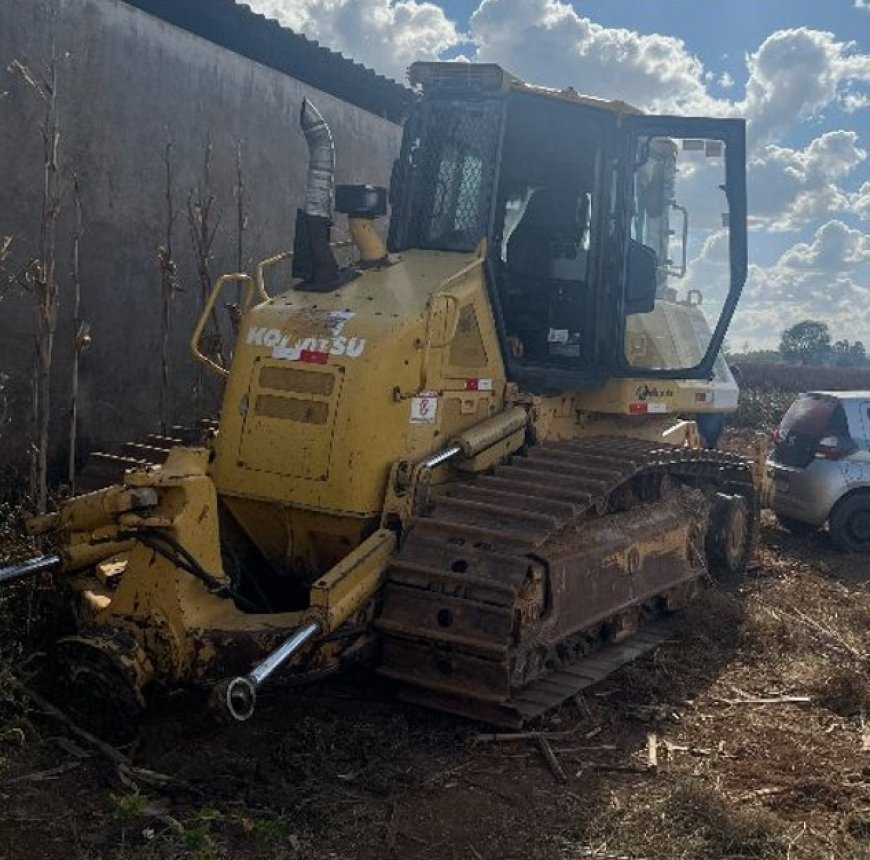 Polícia Militar realiza apoio para recuperação de maquinário agrícola com registro de furto interestadual