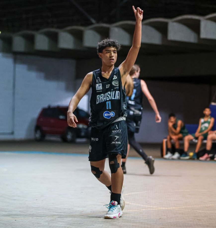 PATROCINENSE ENZO DIAS É CHAMADO PARA A SELEÇÃO BRASILIENSE DE BASQUETE