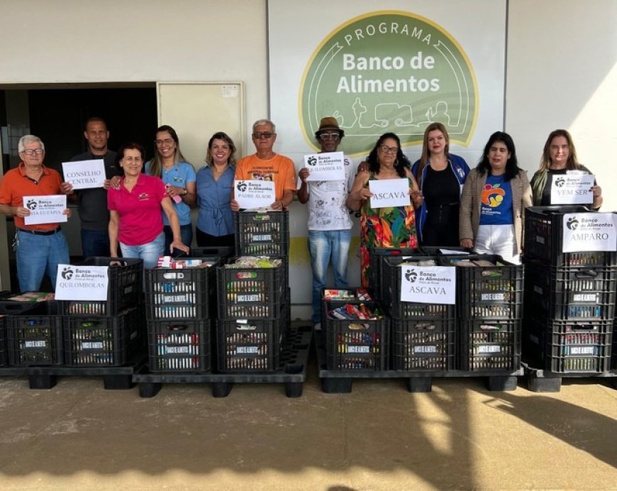 URT DOA MAIS DE DUAS TONELADAS DE ALIMENTOS PARA O BANCO DE ALIMENTOS DE PATOS DE MINAS