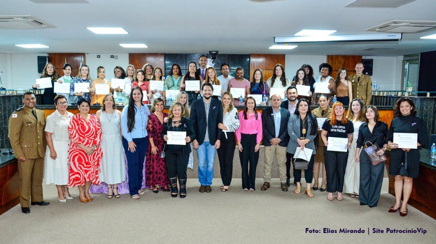 CÂMARA DE PATROCÍNIO PROMOVE EVENTO DO "AGOSTO LILÁS" CONTRA A VIOLÊNCIA DOMÉSTICA 