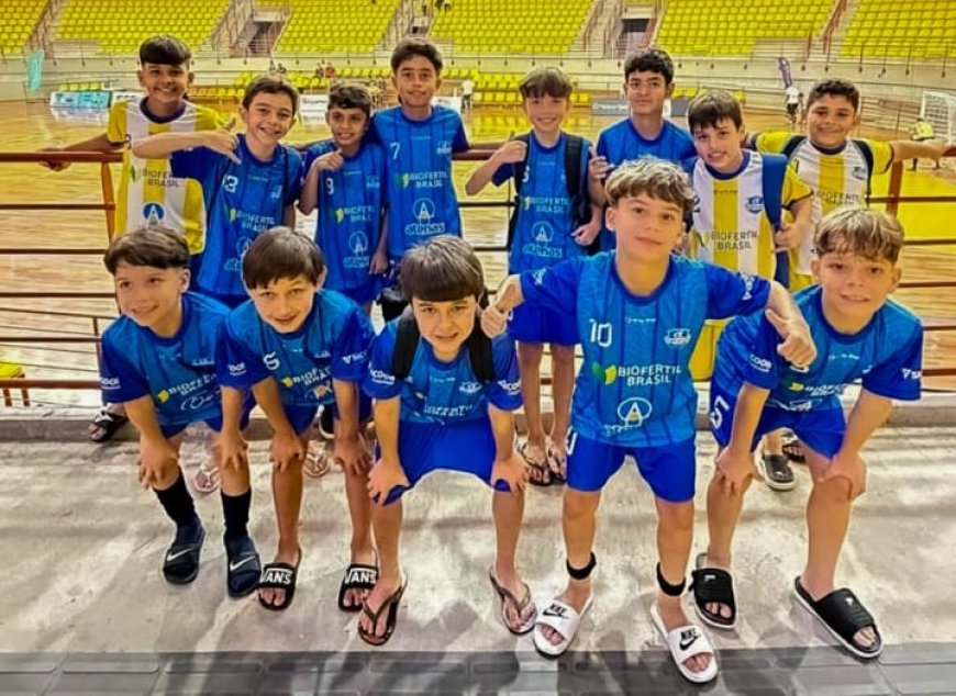 SUB-9 DO CATIGUÁ GARANTE VAGA NA DECISÃO DO INTERIOR DE FUTSAL
