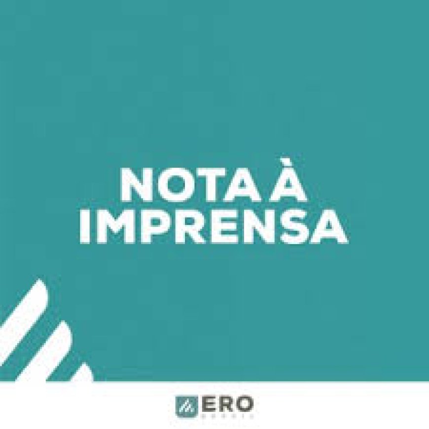 NOTA À IMPRENSA