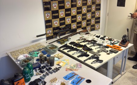 POLÍCIA MILITAR APREENDE 15 ARMAS DE FOGO EM PATROCÍNIO