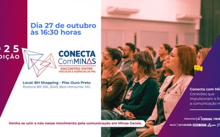 CONECTA COM MINAS REÚNE EMPRESÁRIOS E PROFISSIONAIS DA COMUNICAÇÃO