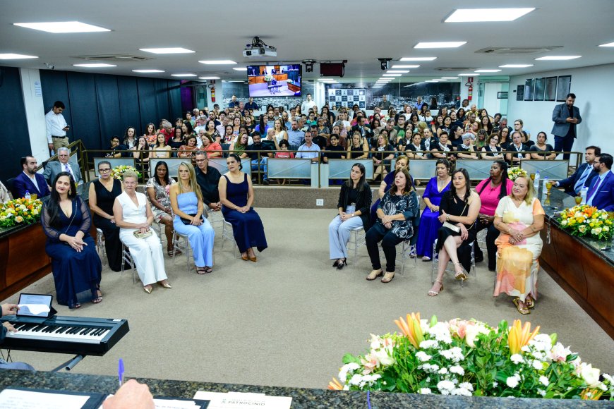 Câmara realizou a sessão solene Medalha Professora Olga Barbosa