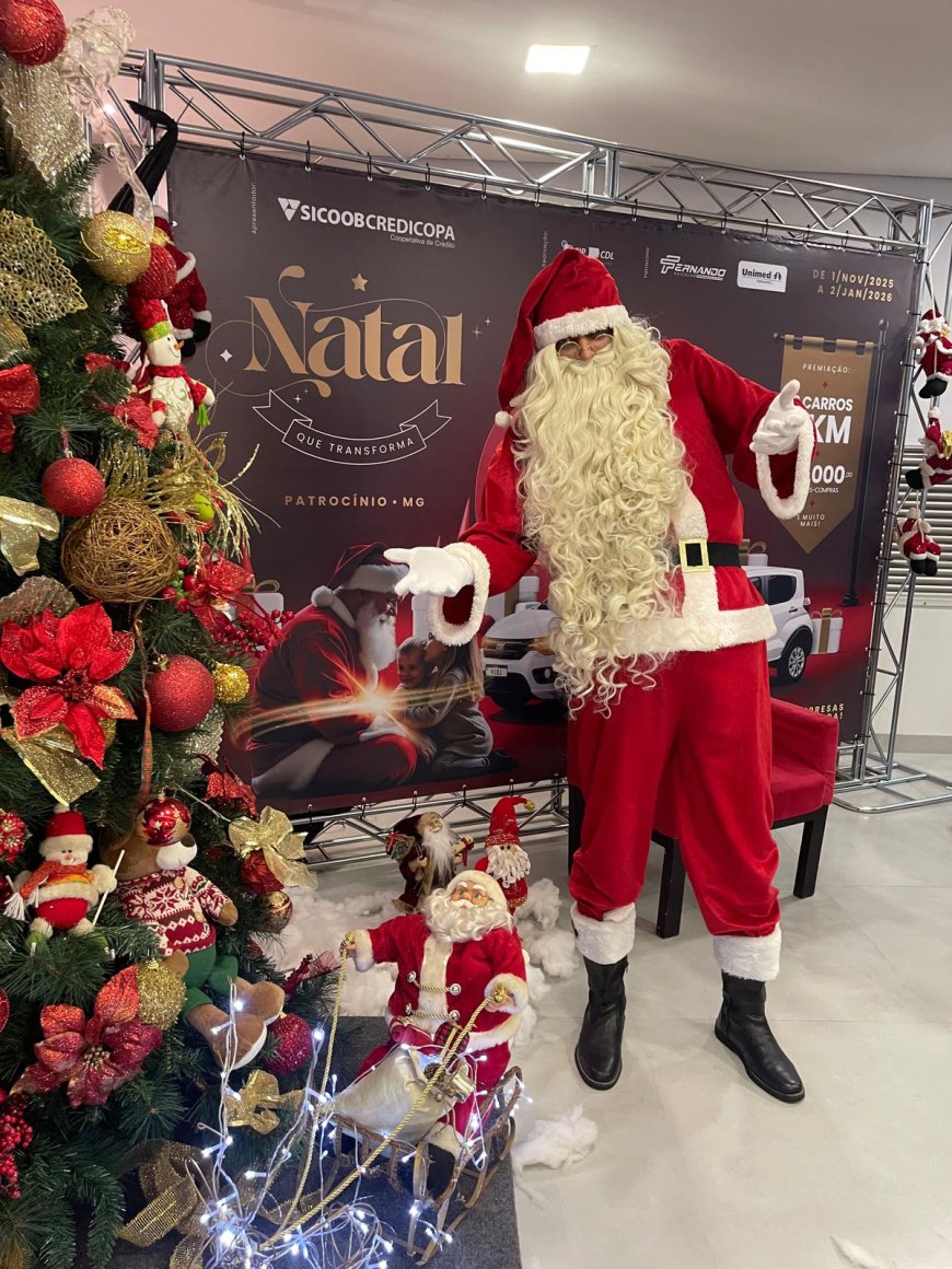 ACIP/CDL lançam oficialmente a Campanha de Natal 2025 em Patrocínio