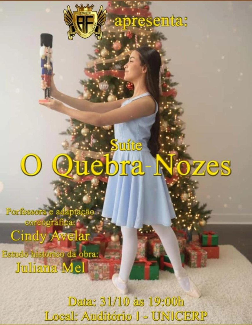 NOITE DE DANÇA E SOLIDARIEDADE COM “O QUEBRA-NOZES” NO UNICERP NESTA SEXTA-FEIRA