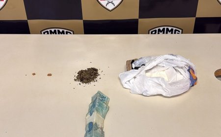POLÍCIA MILITAR REALIZA PRISÃO DE AUTOR DE TRÁFICO DE DROGAS NO BAIRRO OLÍMPIO NUNES
