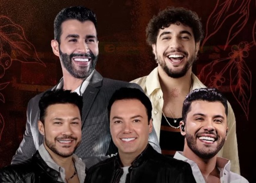 SHOWS DA FENACAFÉ 2026 CUSTARÃO R$ 3,3 MILHÕES E GUSTTAVO LIMA RECEBERÁ R$ 1,6 MILHÃO
