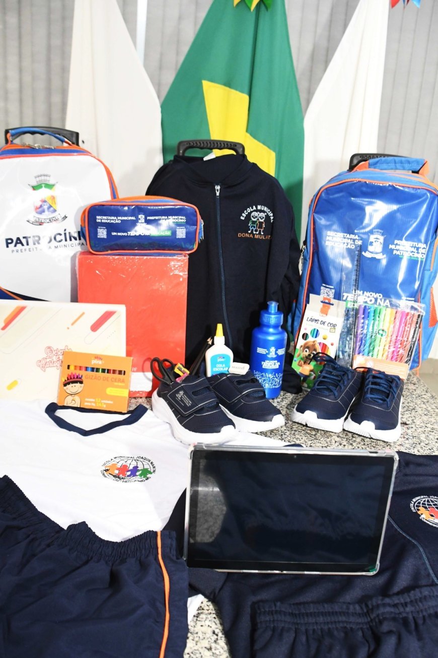 GOVERNO MUNICIPAL ANUNCIA ENTREGA INÉDITA DE KITS, UNIFORMES E TABLETS