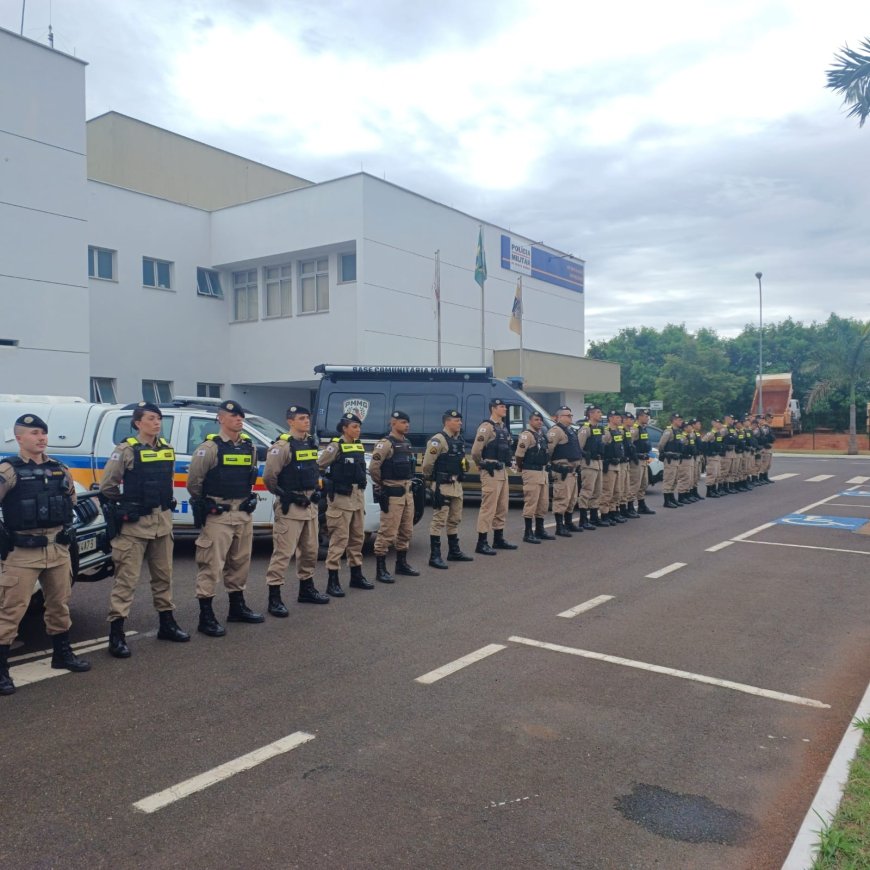 POLÍCIA MILITAR MG LANÇA OPERAÇÃO PRÉ-CARNAVAL SEGURO NA ÁREA DO 46º BPM