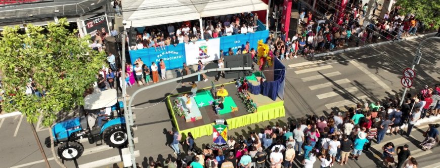 DESFILE CÍVICO DIA 7 DE ABRIL COMEMORARÁ 184 ANOS DE PATROCÍNIO