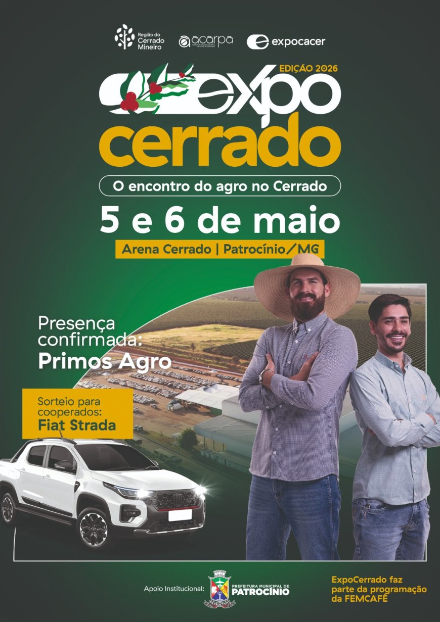 EXPOCERRADO 2026 ESTREIA NA FEMCAFÉ