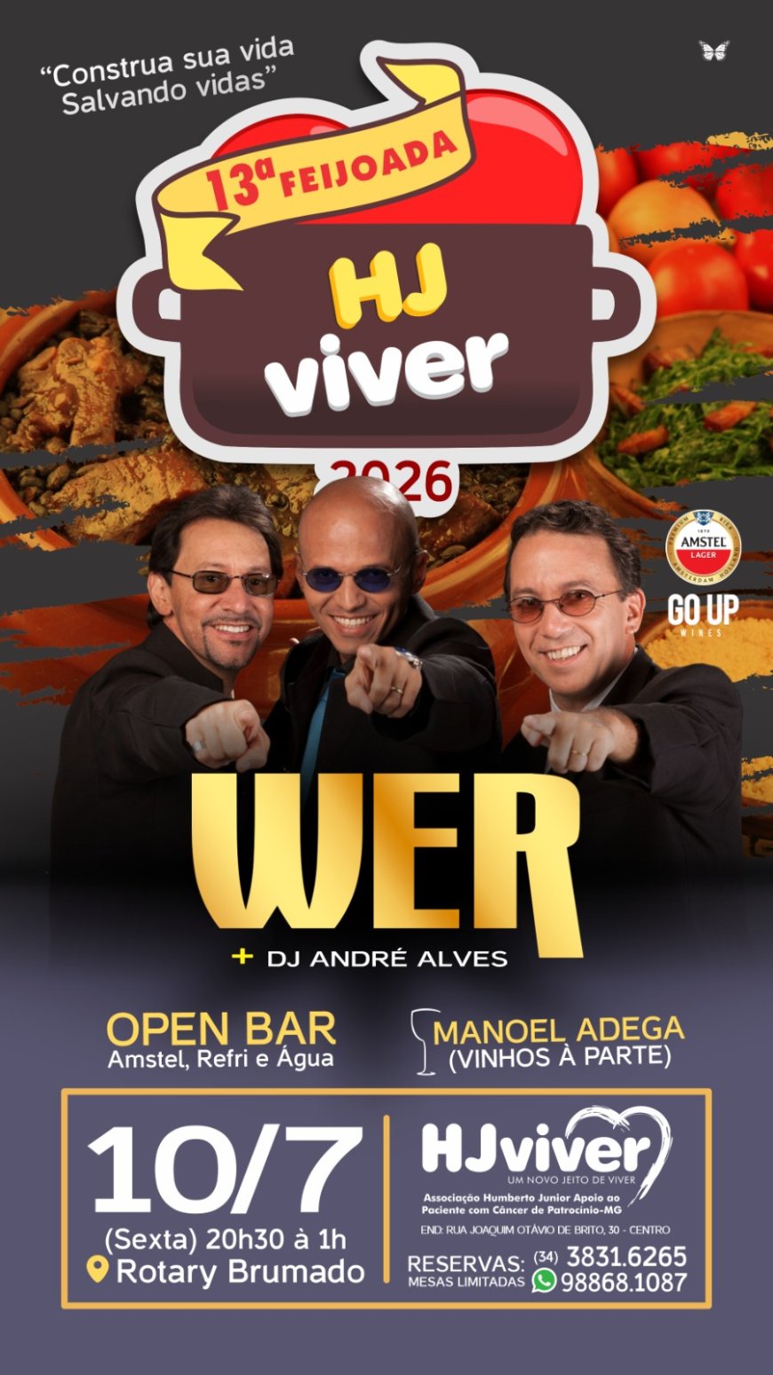 13ª FEIJOADA DA HJ VIVER É LANÇADA