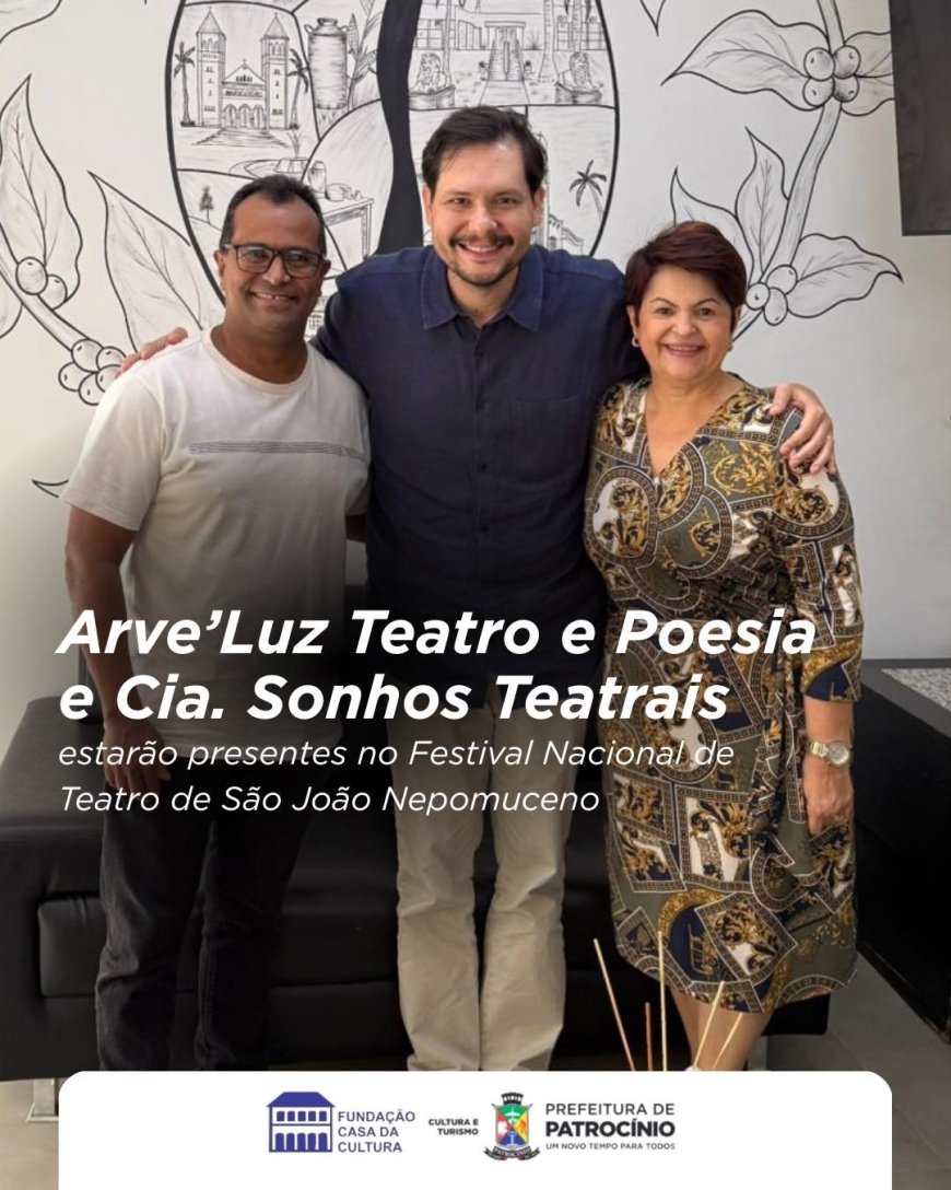 ARVE’LUZ TEATRO E POESA E CIA. SONHOS TEATRAIS PARTICIPARÃO DO FESTIVAL NACIONAL DE TEATRO