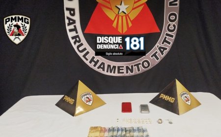 POLÍCIA MILITAR PRENDE QUATRO AUTORES POR TRÁFICO DE DROGAS EM PATROCÍNIO