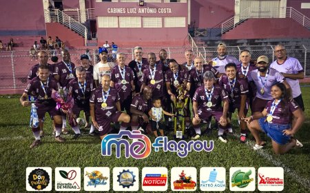 LENDAS PATROCÍNIO CONQUISTA TÍTULO INVICTO DO TORNEIO 55+ "QUEM CORRE É A BOLA"