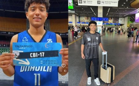 ATLETA PATROCINENSE ENZO DIAS COSTA COMPETE NO SUB-17 PELO BASQUETE BRASÍLIA 