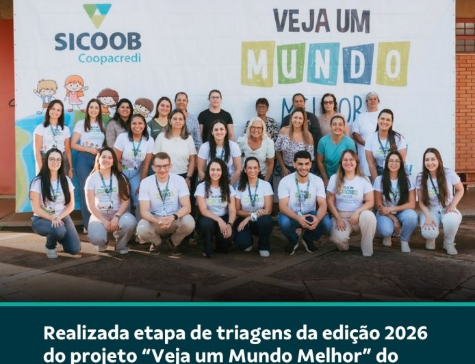 SICOOB COOPACREDI REALIZA TRIAGENS OFTALMOLÓGICAS DO PROJETO "VEJA UM MUNDO MELHOR"