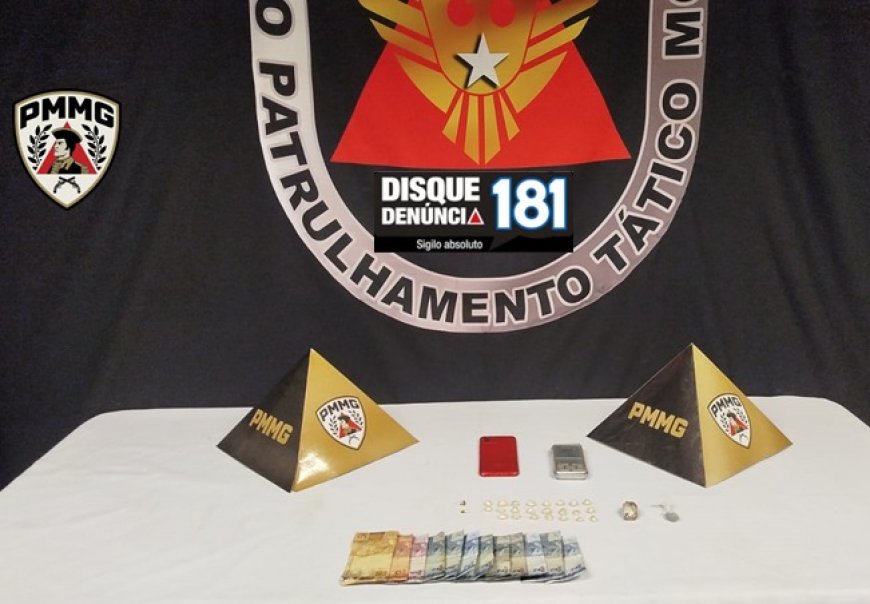 POLÍCIA MILITAR PRENDE QUATRO AUTORES POR TRÁFICO DE DROGAS EM PATROCÍNIO