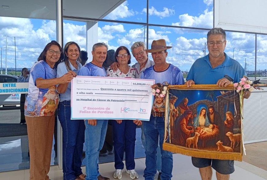 ENCONTRO DE FOLIAS DE REIS ARRECADA MAIS DE R$ 44 MIL REAIS PARA O HOSPITAL DO CÂNCER DE PATROCÍNIO