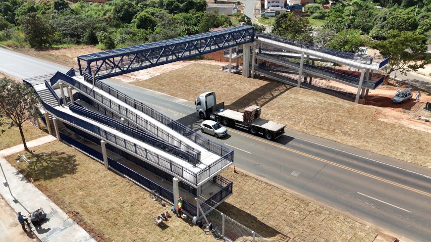 PATROCÍNIO INAUGURA NESTA QUINTA-FEIRA (14) A PASSARELA NA BR 365 QUE INTERLIGA OS BAIRROS AMIR AMARAL E CONGONHAS