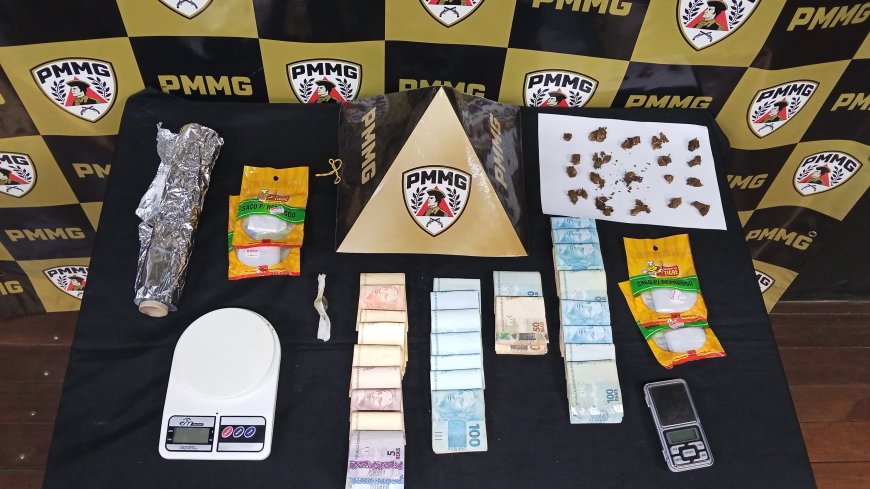 POLÍCIA MILITAR APREENDE DROGAS E MAIS DE R$ 17 MIL NO BAIRRO MORADA DO SOL EM PATROCÍNIO