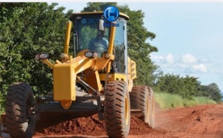 SECRETARIA DE OBRAS PÚBLICAS EXECUTA PATROLAMENTO NA MALHA VIÁRIA RURAL DO MUNICÍPIO