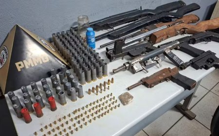 ARSENAL DE ARMAS ARTESANAIS É ENCONTRADO ESCONDIDO EM COMUNIDADE RURAL DE MINAS