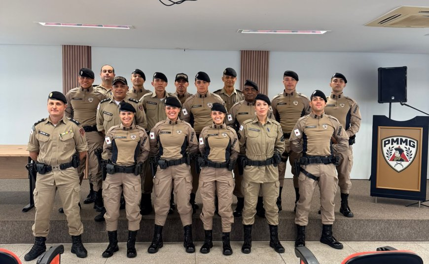 46º BPM RECEBE 14 NOVOS MILITARES DO CURSO DE FORMAÇÃO DE SOLDADOS DA 10ª RPM