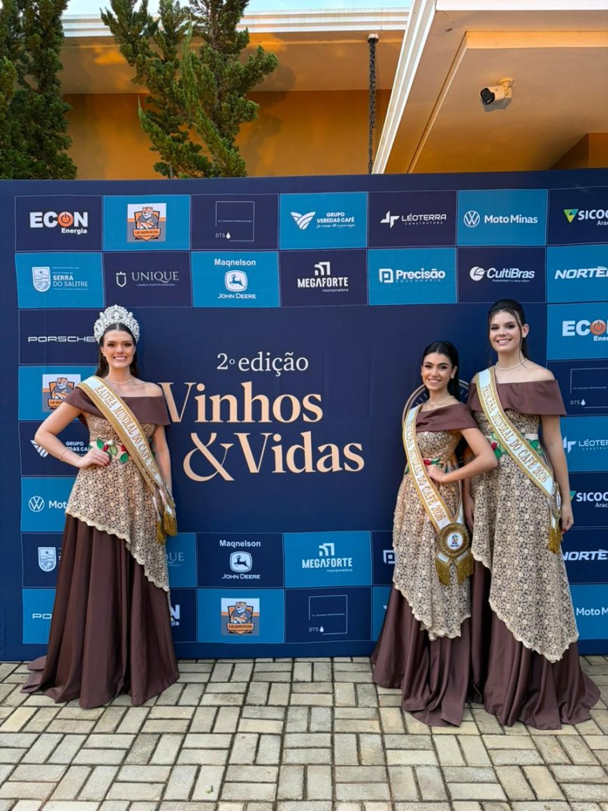 RAINHA MUNDIAL DO CAFÉ E PRINCESAS PRESTIGIAM O II LEILÃO BENEFICENTE VINHOS & VIDA EM PROL DO HOSPITAL DO CÂNCER