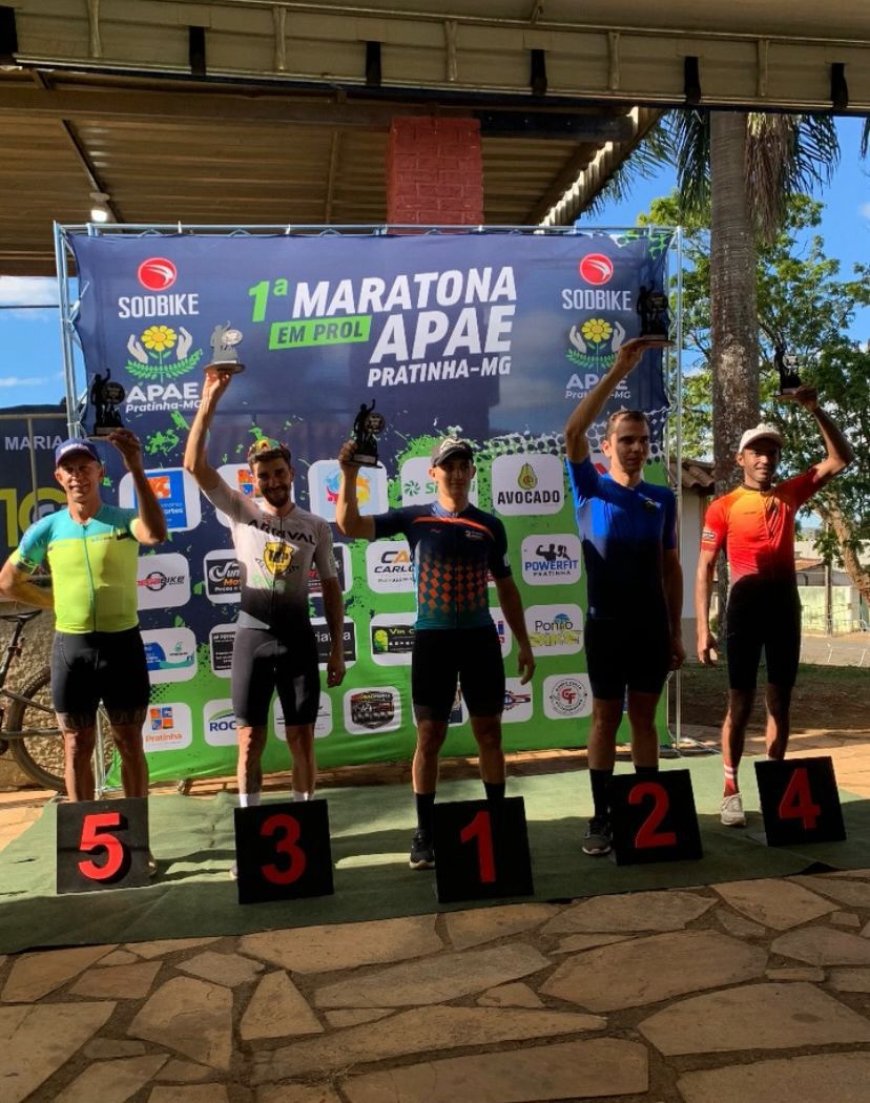  PATROCINENSE MICHEL REZENDE CONQUISTA 3º LUGAR NA CATEGORIA ELITE NA 1ª MARATONA EM PROL DA APAE DE PRATINHA