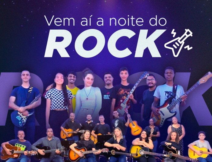 CEU DAS ARTES E CONSERVATÓRIO MUNICIPAL PROMOVERÃO NOITE ESPECIAL AO DIA MUNDIAL DO ROCK