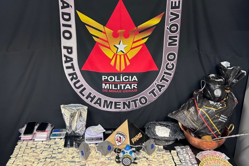 POLÍCIA MILITAR PRENDE AUTOR E DESARTICULA LABORATÓRIO CLANDESTINO DE FABRICAÇÃO DE COCAÍNA EM PATROCÍNIO
