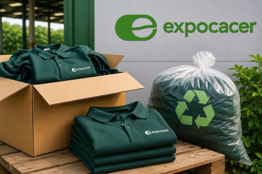 ECONOMIA CIRCULAR NA PRÁTICA: EXPOCACER RECICLA 331,4 KG DE UNIFORMES