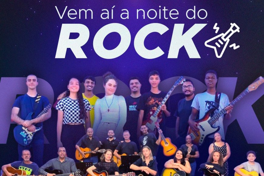CEU DAS ARTES E CONSERVATÓRIO MUNICIPAL PROMOVERÃO NOITE ESPECIAL AO DIA MUNDIAL DO ROCK