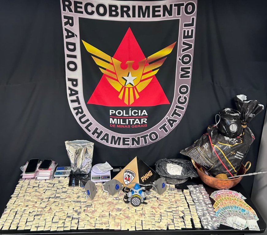 POLÍCIA MILITAR PRENDE AUTOR E DESARTICULA LABORATÓRIO CLANDESTINO DE FABRICAÇÃO DE COCAÍNA EM PATROCÍNIO