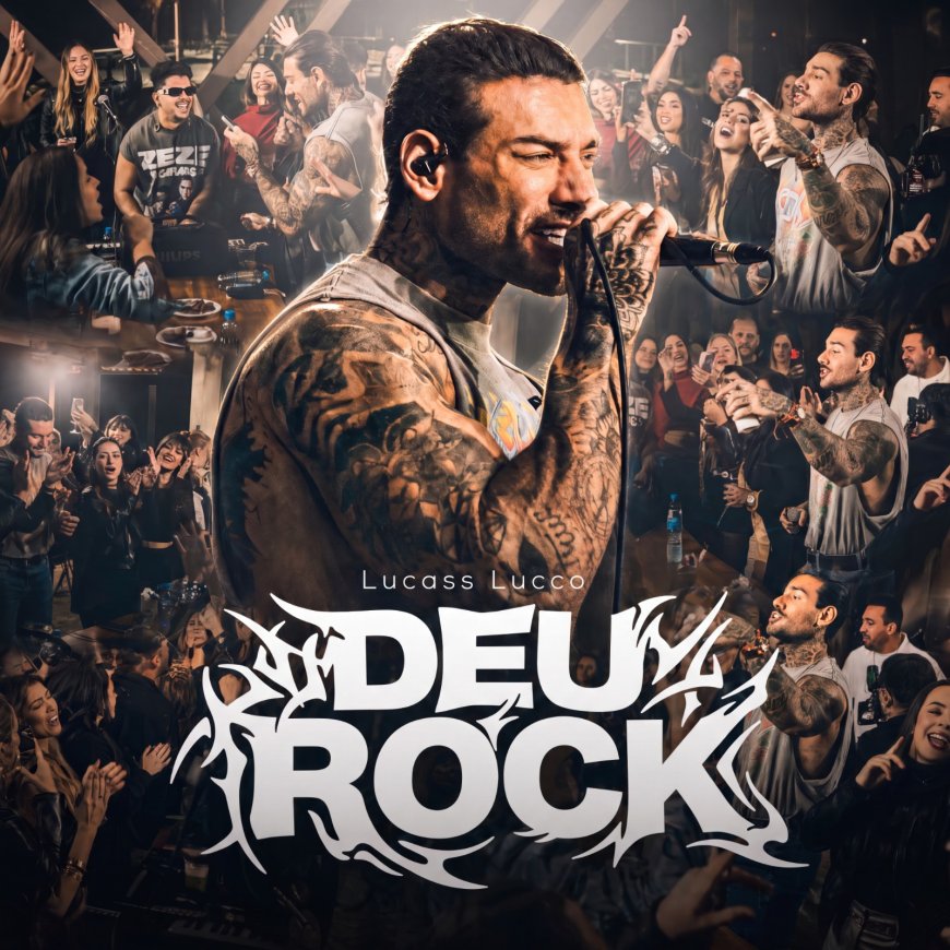 LUCAS LUCCO LANÇA "DEU ROCK", ÁLBUM COM 12 CLÁSSICOS DO ROCK DOS ANOS 2000